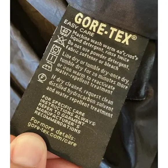 Armada Hooded Gore Tex Ski Snowboard Jacket Size Medium Men’s Blue Full Zip